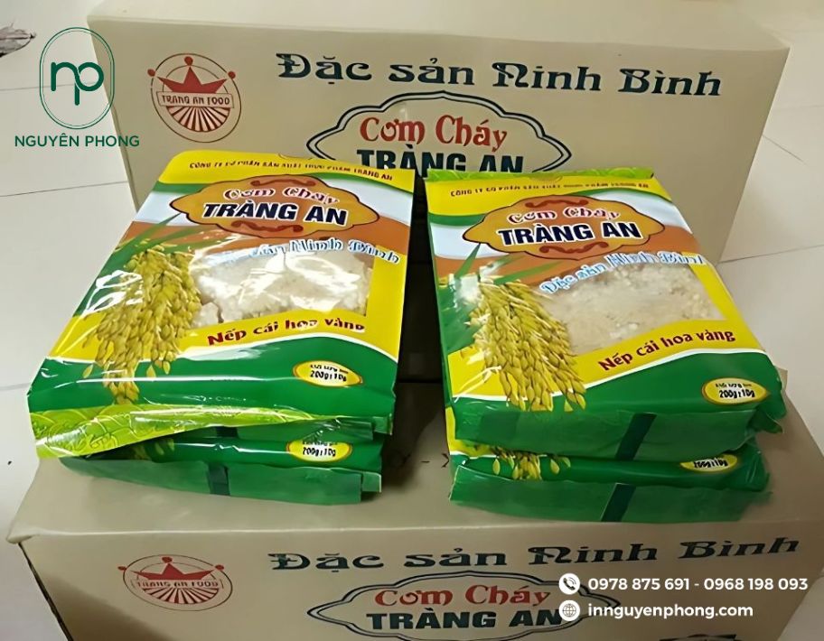 Thùng carton đựng cơm cháy